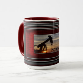 テキサス州の油 マグカップ