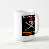 テキサス州の海賊フェスティバルのマグ コーヒーマグカップ (正面右)