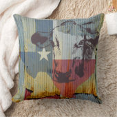 テキサス州の牛の牧場の家の装飾用クッション クッション (ブランケット)