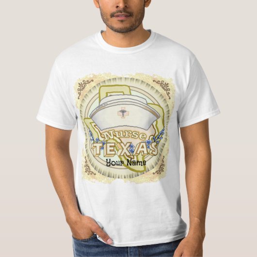 テキサス州の看護師 Tシャツ (正面)