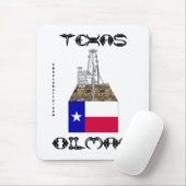 テキサス州の石油企業家、油田のマウスパッド、油、ガス、 マウスパッド (マウス)