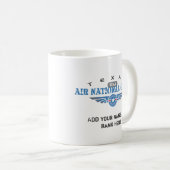 テキサス州の空軍州兵 コーヒーマグカップ (正面右)