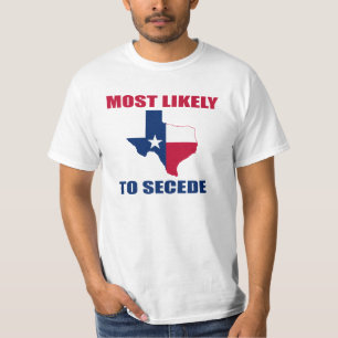 テキサス州の脱退 Tシャツ
