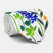 テキサス州の花園の野生の花の芸術のタイ ネクタイ (ロール)
