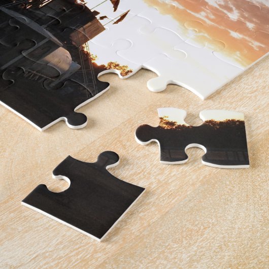 テキサス州の西の掘削装置 ジグソーパズル (側面)