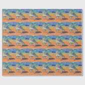 テキサス州の角質のヒキガエル ラッピングペーパー (フラット)