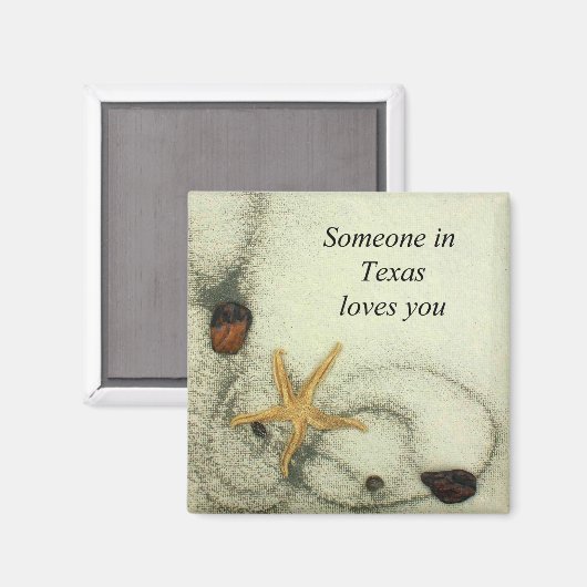 テキサス州の誰かがあなたを愛している – 磁石 (正面/裏面)