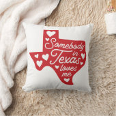 テキサス州の誰かが私を愛している クッション (ブランケット)