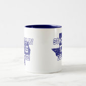 テキサス州の誰かが私を愛している ツートーンマグカップ (中央)