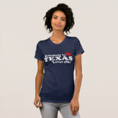 テキサス州の誰かが私を愛している Tシャツ (正面フル)