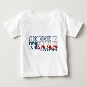 テキサス州の誰かは私を愛します ベビーTシャツ
