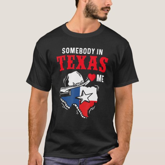 テキサス州の贈り物のために彼女のTexan TX Dallas Howdy Longhorn Tシャツ (正面)