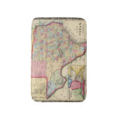 テキサス州の郡地図 バスマット (正面縦)