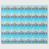 テキサス州の野生の花のbluebonnetの包装紙 ラッピングペーパー (フラット)