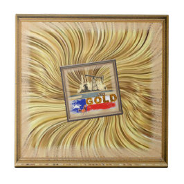 テキサス州の金ゴールド タイル