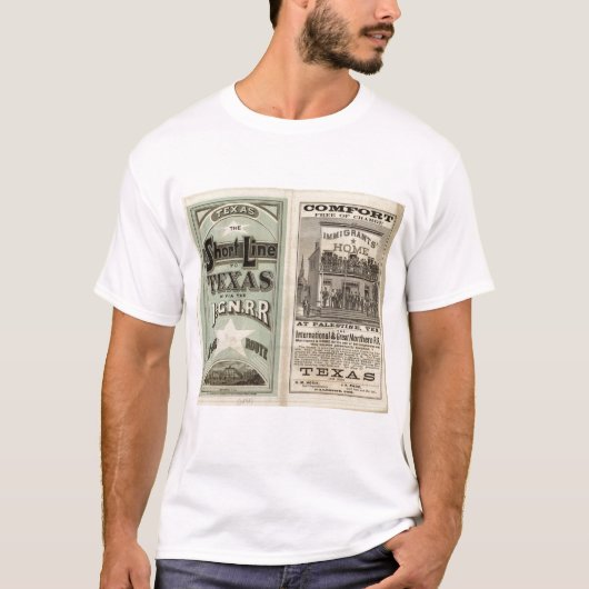 テキサス州の鉄道 Tシャツ (正面)