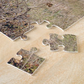 テキサス州の長角牛の品種(写真) ジグソーパズル (側面)