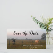 テキサス州の長角牛は日付カードを救います セーブザデート (スタンド正面)