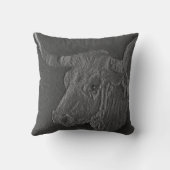 テキサス州の長角牛4 クッション (裏面)