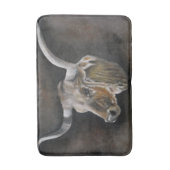 テキサス州の長角牛 バスマット (正面縦)