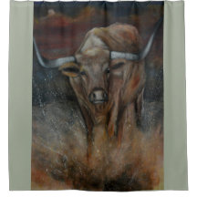 テキサス州の長角牛Bull