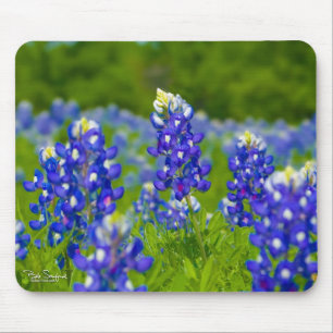 テキサス州の青いボンネットのmousepad マウスパッド