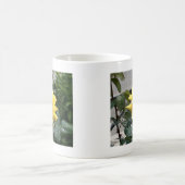 テキサス州の黄色バラ コーヒーマグカップ (中央)