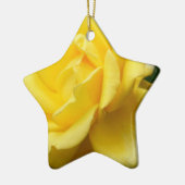 テキサス州の黄色バラ セラミックオーナメント (左)