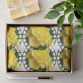 テキサス州の黄色バラ 薄葉紙 (ギフト)