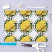 テキサス州の黄色バラ 薄葉紙 (クラフト)