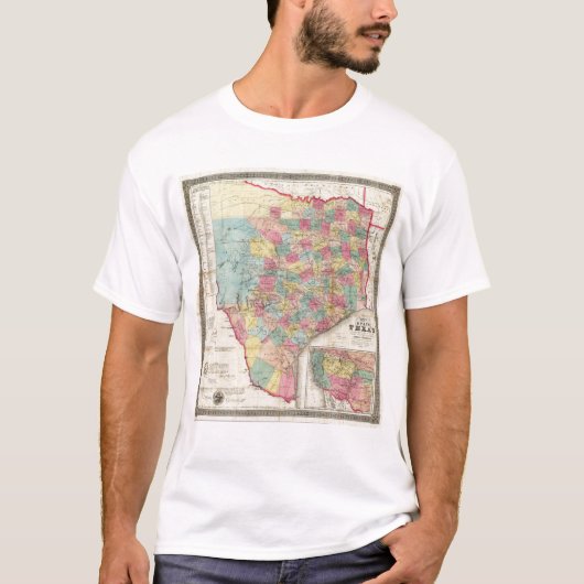 テキサス州のDe Cordova's Map Tシャツ (正面)