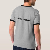 テキサス州のTシャツに住んで下さい Tシャツ (裏面)