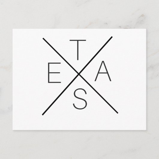 テキサス州はがき ポストカード (正面)