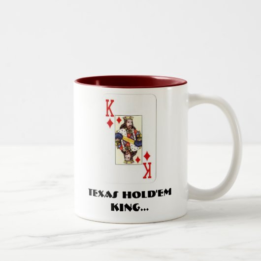 テキサス州はそれらをMug王握ります ツートーンマグカップ (右)