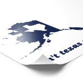 テキサス州はアラスカに比べて可愛くない フォトプリント            (角)