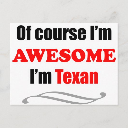 テキサス州は素晴らしいです ポストカード (正面)