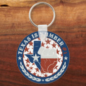 テキサス州はNo.1キーチェーン キーホルダー (正面)