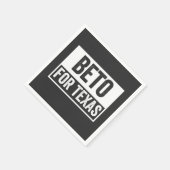 テキサス州へ スタンダードカクテルナプキン (角)