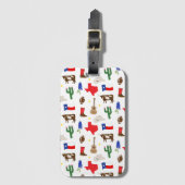 テキサス州アイコン荷物タグ ラゲッジタグ (正面縦)