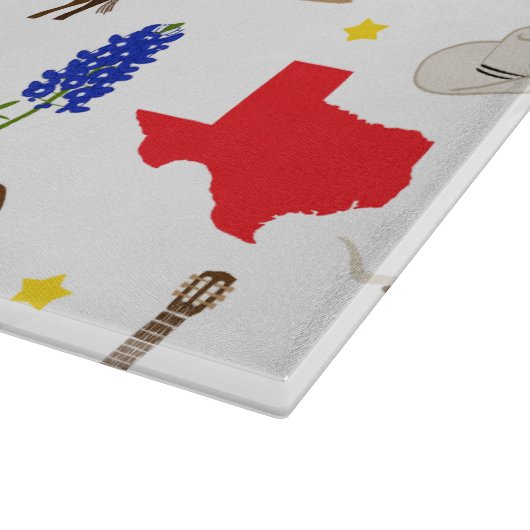 テキサス州アイコン カッティングボード (角)