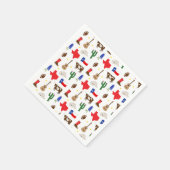 テキサス州アイコン スタンダードカクテルナプキン (角)