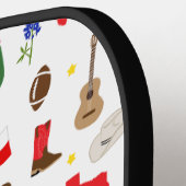 テキサス州アイコン ピックルボールラケット (左詳細)