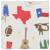 テキサス州アイコン ファブリック (クローズアップ)