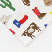 テキサス州アイコン フリースブランケット (角)