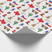 テキサス州アイコン ラッピングペーパー (角)