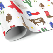テキサス州アイコン ラッピングペーパー (ロールコーナー)