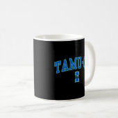 テキサス州アムコーパスクリスティ島民アーチオーバー コーヒーマグカップ (正面右)