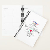 テキサス州アメリカの州地図と有用な情報 プランナー手帳 (ディスプレー)