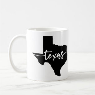 テキサス州アメリカ州の地図 コーヒーマグカップ