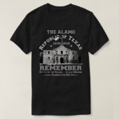 テキサス州アラモサンアントニオ共和国 Tシャツ (デザイン正面)